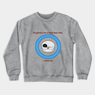 Sans and his Skele-puns Crewneck Sweatshirt